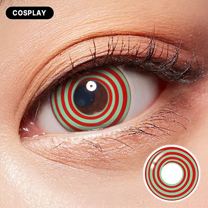 Red Spider Colored Contacts