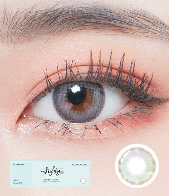 Lighly Mellow 1Day Gray Colored Contacts