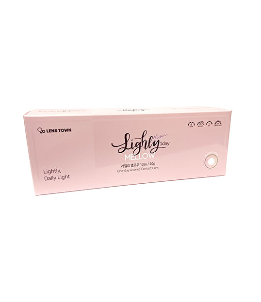 Lighly Mellow 1Day Pink Colored Contacts