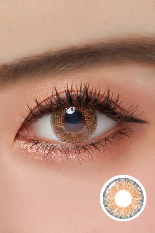 Aqua fit Brown (2pcs / Monthly) Colored Contacts
