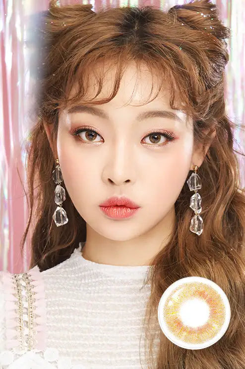 Aurora Bling Pearl Brown Colored Contacts