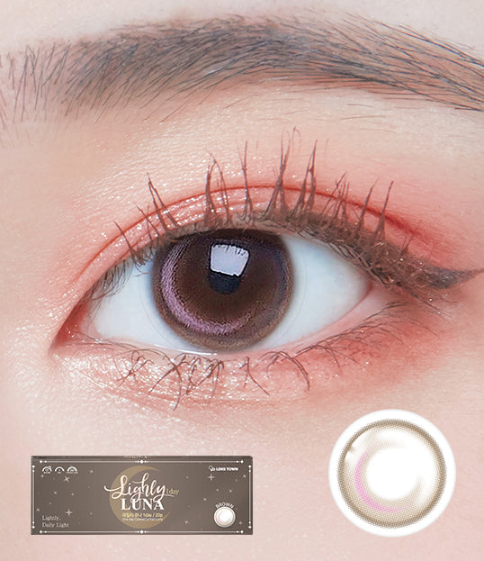 Lighly Luna Brown Colored Contacts