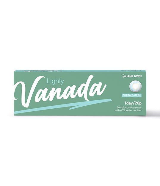 Lighly Vanada Emerald Gray Colored Contacts