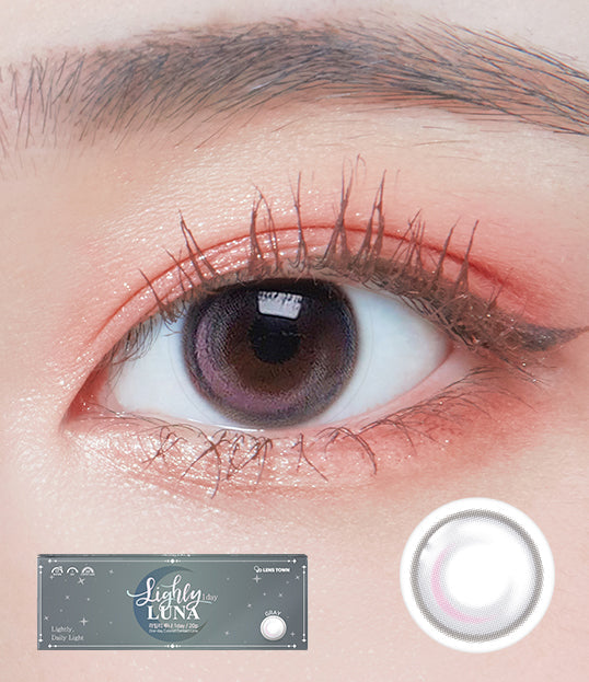Lighly Luna Gray Colored Contacts