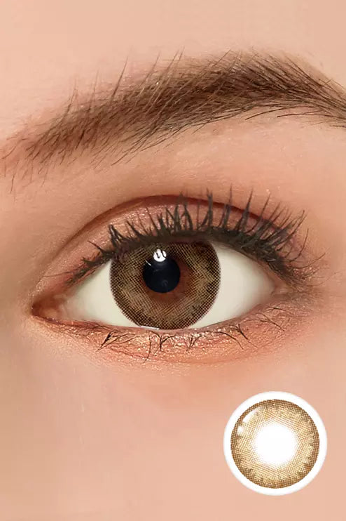 Romantea Tokyo Hazel Brown Toric(Fast shipping out) Colored Contacts