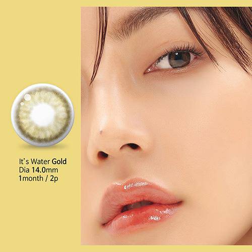 It's Water Gold Colored Contacts