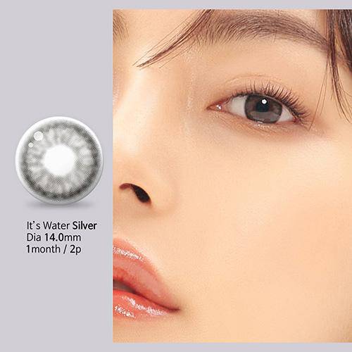 It's Water Silver Colored Contacts