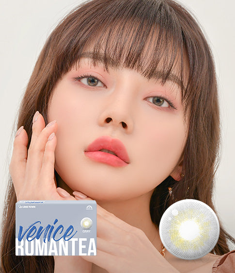 Romantea Venice Gray (2pcs / Monthly) Colored Contacts
