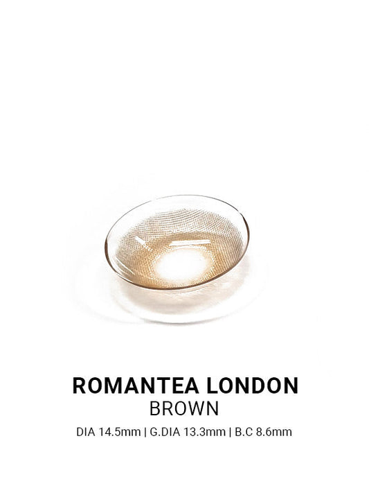 (1month) Romantea London Brown - LENSTOWNUS