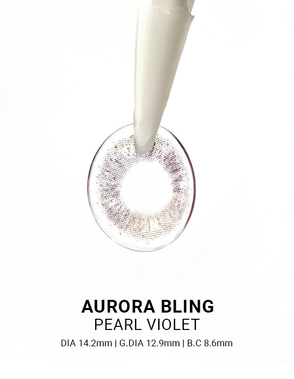 Aurora Bling Pearl Violet - LENSTOWNUS