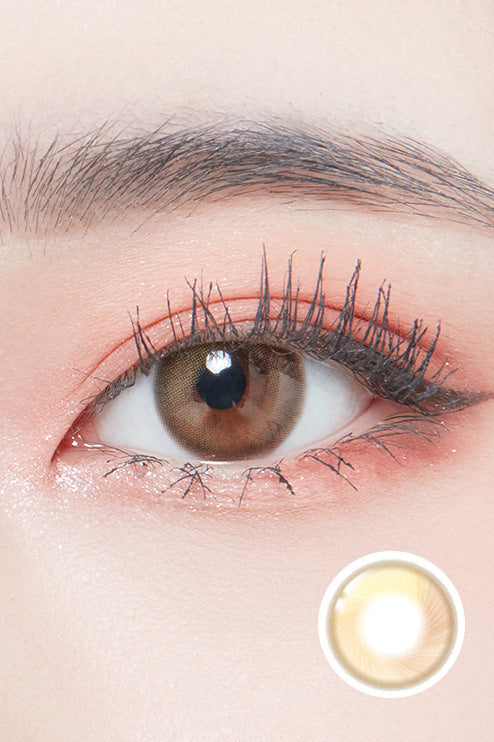 Lighly Mellow 1Day Brown Colored Contacts