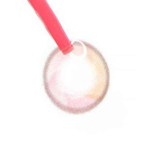 Lighly Mellow 1Day Pink Colored Contacts