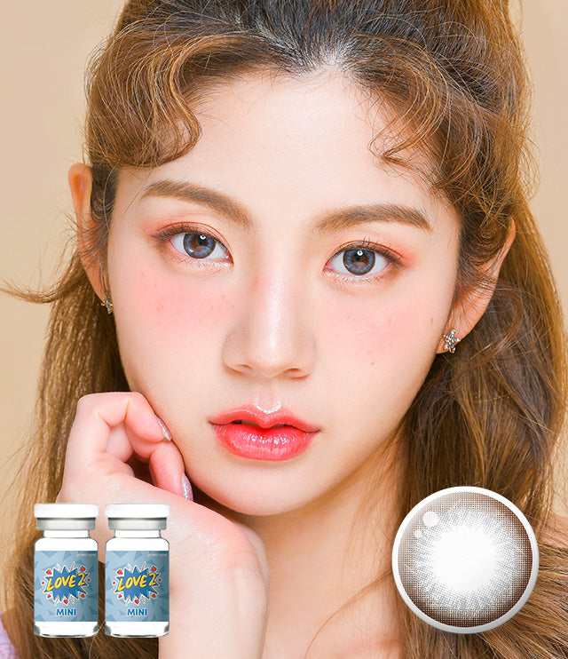 Love2 Mini Gray Colored Contacts