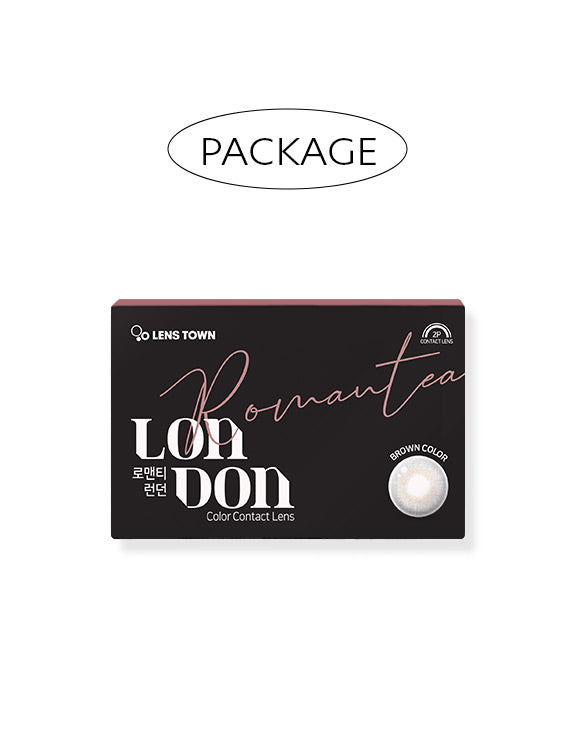 (1month) Romantea London Brown - LENSTOWNUS