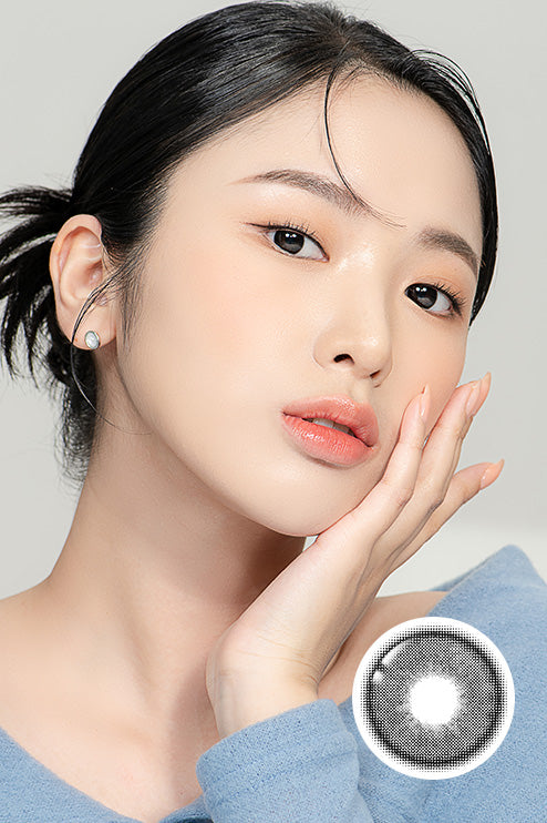 Romantea Ring Black Colored Contacts