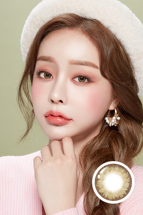 Romantea Tokyo Khaki Brown Colored Contacts