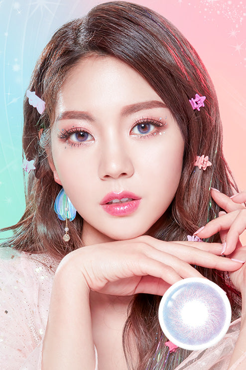 Tint Bling Unicorn Violet (2pcs / Monthly) Colored Contacts
