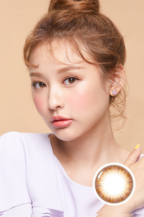 Unisome Brown (2pcs / Monthly) Colored Contacts