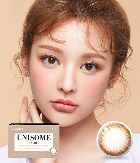 Unisome Brown (2pcs / Monthly) Colored Contacts