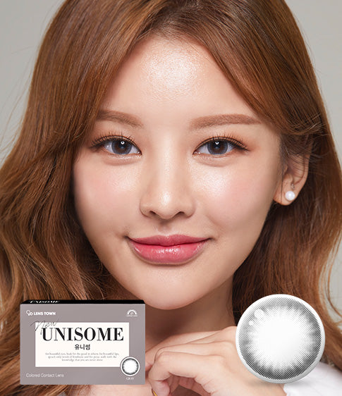 Unisome Gray (2pcs / Monthly) Colored Contacts