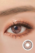 Chocopong Edge Caramel Choco Colored Contacts