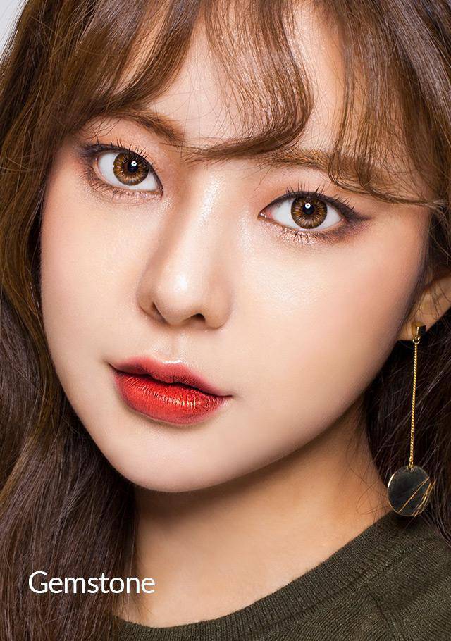 Gemstone brown (2pcs / Monthly) Colored Contacts