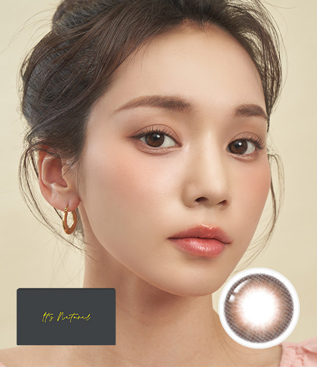 It's Natural Espresso (2pcs / 3Months) Colored Contacts