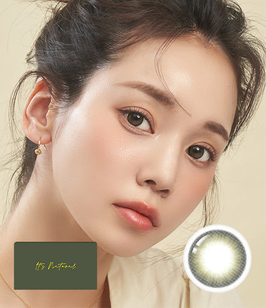 It's Natural Forest Green (2pcs / 3Months) Colored Contacts