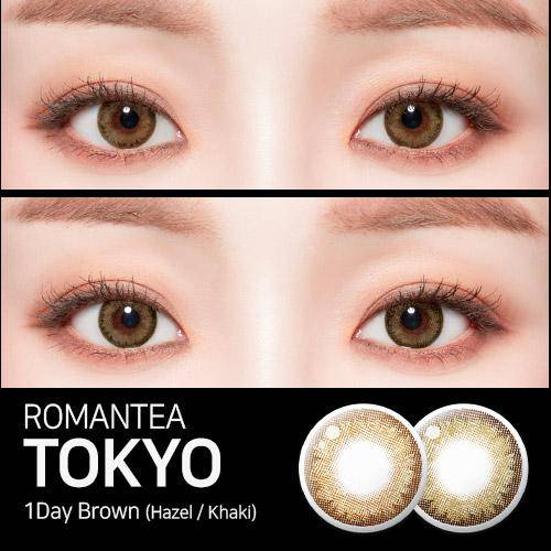 Romantea Tokyo 1Day Brown Party #1 Colored Contacts