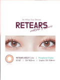Retears Violet (2pcs / 3Months) Colored Contacts
