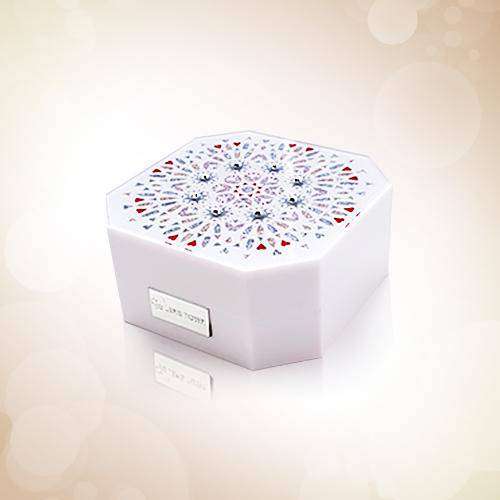 Rose Swan Swarovski Lens Case Colored Contacts