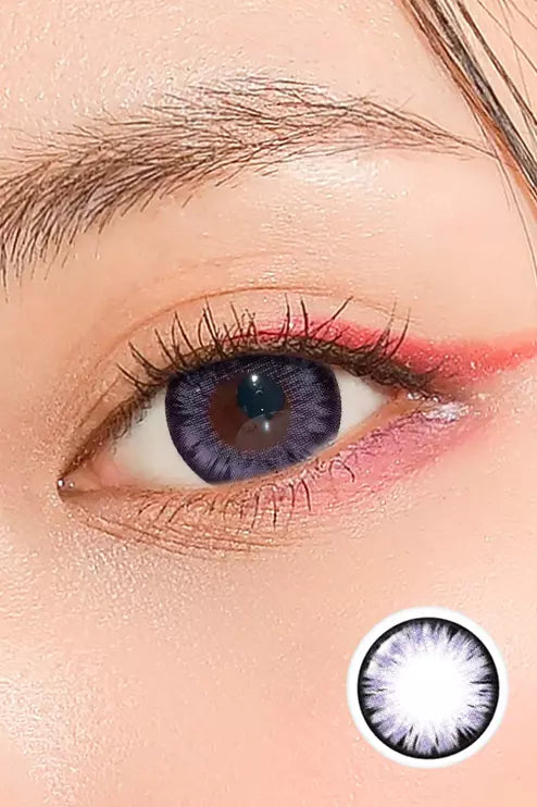 Back to Basic Macaron Violet Colored Contacts