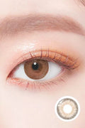 Kakao Friends Apeach Brown (2pcs / Monthly) Colored Contacts