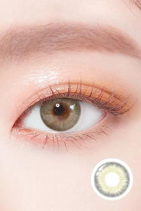 Kakao Friends Muzi Gray (2pcs / Monthly) Colored Contacts