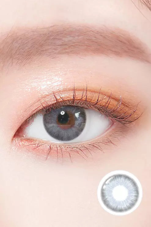 Kakao Friends Neo Gray (2pcs / Monthly) Colored Contacts