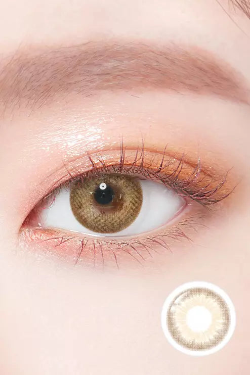 Kakao Friends Ryan Brown (2pcs / Monthly) Colored Contacts