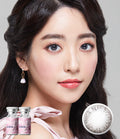  La Belle Gray (2pcs / Monthly) Colored Contacts