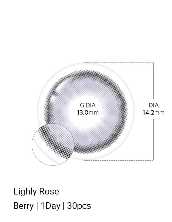 Lighly Rose Berry - LENSTOWNUS