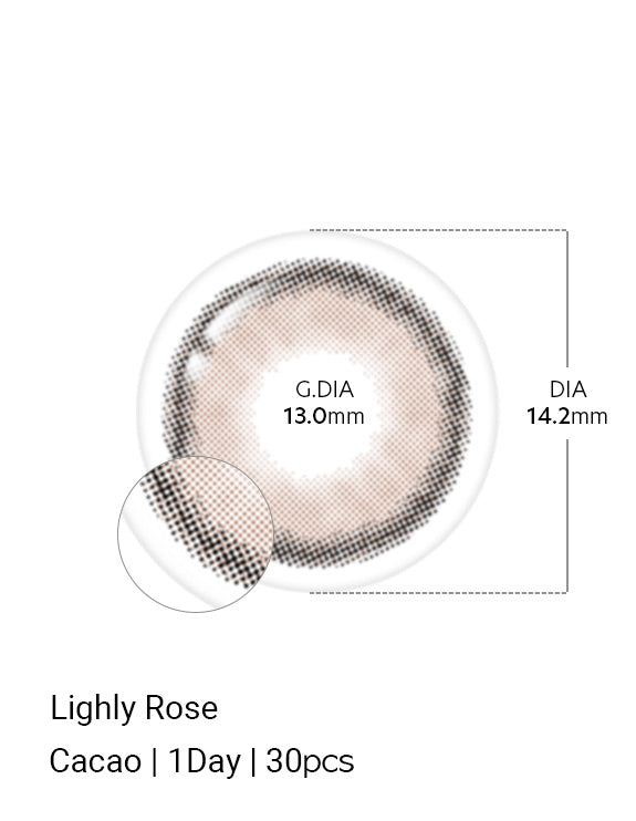 Lighly Rose Cacao - LENSTOWNUS