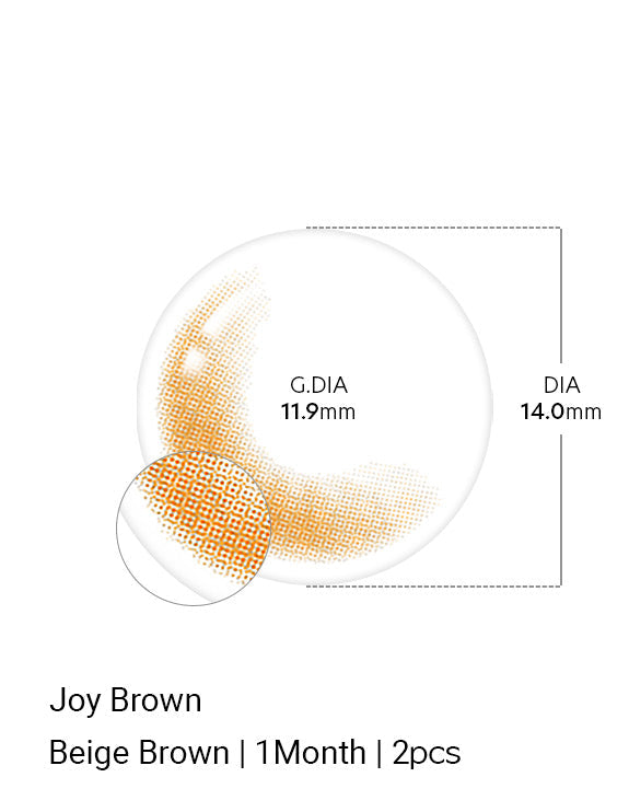 Joy Beige Brown - LENSTOWNUS