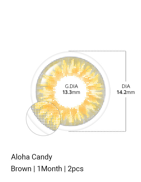 Aloha Candy Brown - LENSTOWNUS