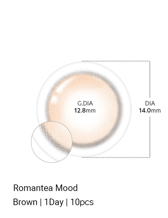 Romantea Mood Satin Brown - LENSTOWNUS