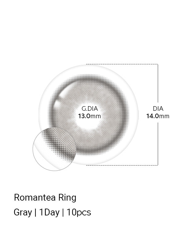 Romantea Ring Gray - LENSTOWNUS