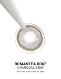 Romantea Rose Charcoal Gray - LENSTOWNUS