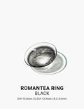 Romantea Ring Black - LENSTOWNUS