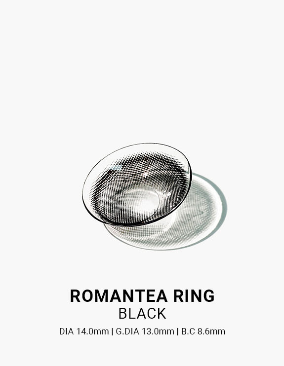 Romantea Ring Black - LENSTOWNUS