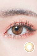  Lighly Mellow 1Day Brown Colored Contacts