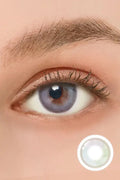 Lighly Mellow Gray Colored Contacts