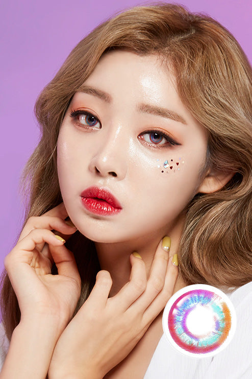  Luna Prism Mars Pink Colored Contacts