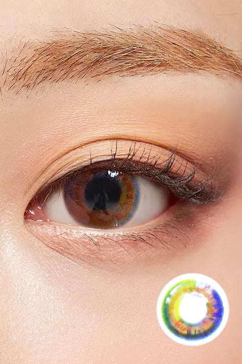 Luna Prism Venus Brown Colored Contacts